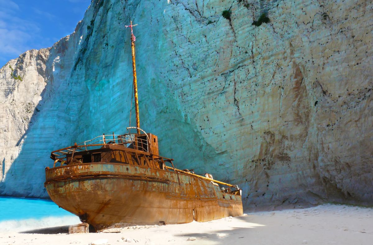 navagio beach shipwreck beach at zakynthos greece panagiotis how to get there
